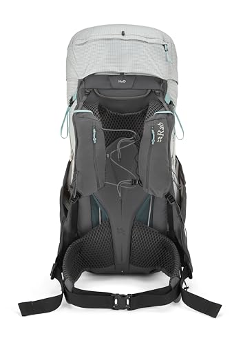 Rab Women's Muon ND Hiking Pack - Lightweight Durable Backpack for Hiking, Trekking, & Backpacking - Pewter/Graphene - 50-...