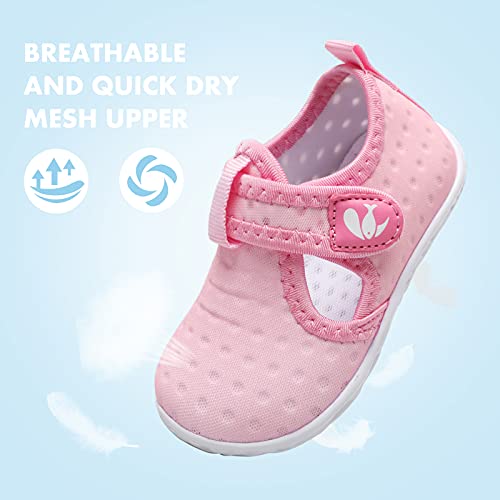 FEETCITY Boys Girls Water Shoes Kids Aqua Socks Quick Dry Barefoot for Beach Swimming Pool