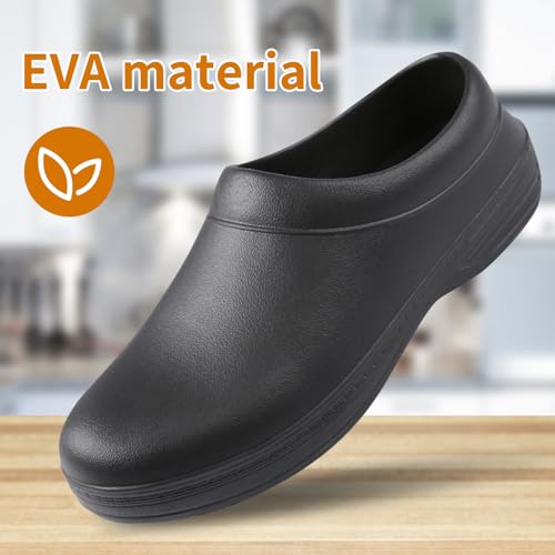Keroius Unisex Non Slip Food Service Shoes, Waterproof Oil Resistant Kitchen Work Clogs, Comfortable Nursing Nurse Shoes, ...