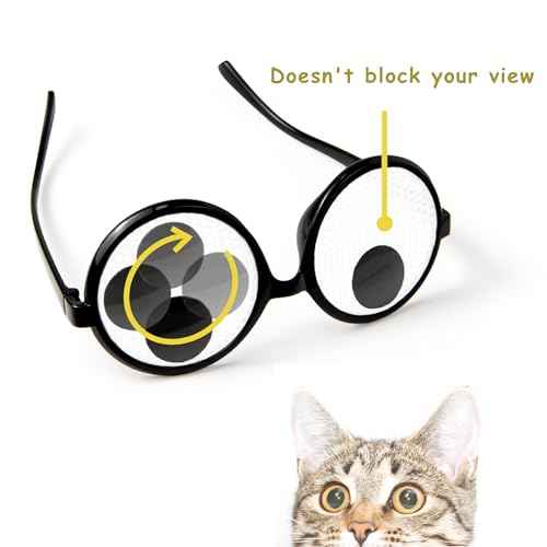 Googly Eyes Glasses, Funny Glasses Pranks Toy, Novelty Shaking Giant Eye Glasses, Funny Costume Accessories for Dress Up Party, Halloween or Birthday Party Favors, Party Supplies £¨6PCS£©