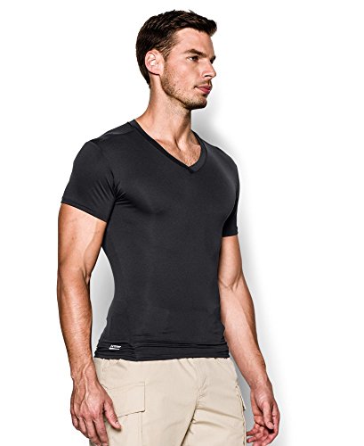 Under Armour Men's Heatgear Tactical V-neck Compression Short-sleeve T-shirt