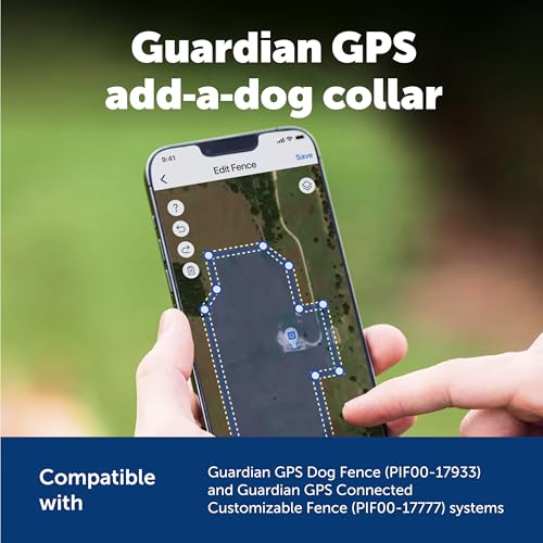 PetSafe Guardian GPS Dog Fence Add-A-Dog Collar - Add-On for Guardian GPS Fence System - AccuGuard Technology - Tone Vibra...