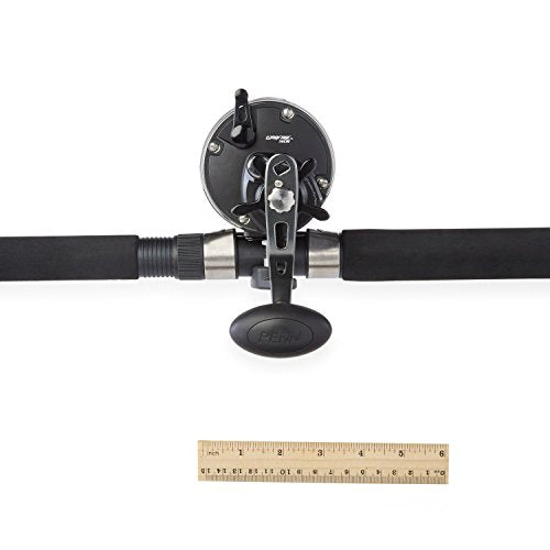 Penn Warfare II Level Wind Conventional Reel and Fishing Rod Combo