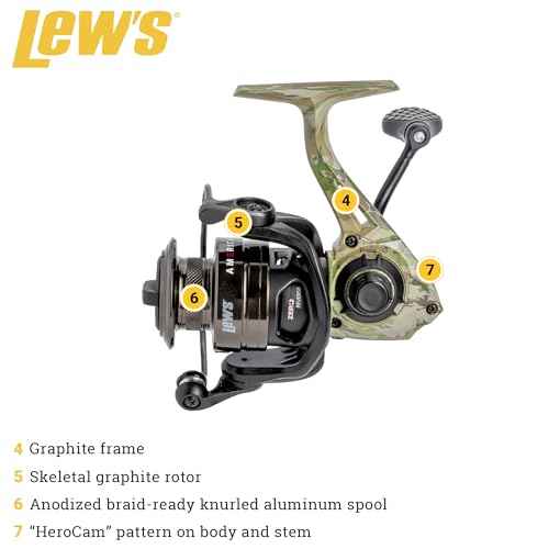 American Hero Camo 200 Spinning Reel Clam