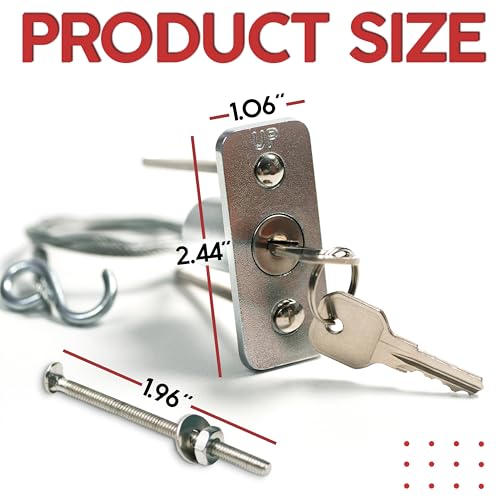 Emergency Release Lock Kit, Universal Garage Door Emergency Release Lock Kit, Garage Door Opener Quick Release Lock Discon...