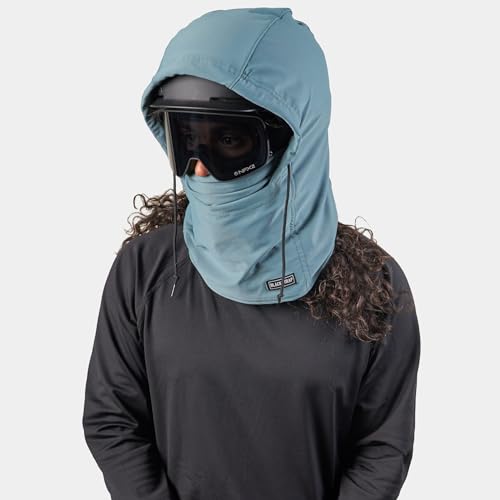 BLACKSTRAP Overhood Therma Dual Layer Adjustable Balaclava Ski Mask, Over or Under Helmet, Adult Unisex, One Size Fits All