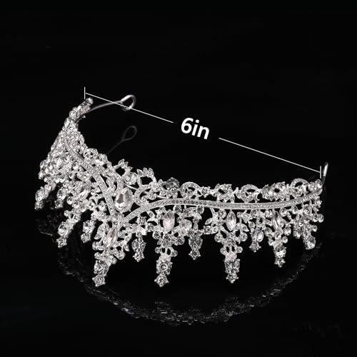 Sparkling Crystal Tiaras & Crowns for Women - Perfect for Weddings, Proms, Birthdays & More Special Occasions