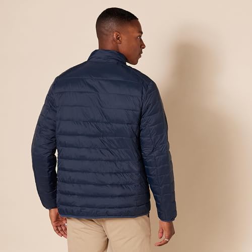 Amazon Essentials Mens Packable Lightweight Water-Resistant Puffer Jacket (Available in Big & Tall)