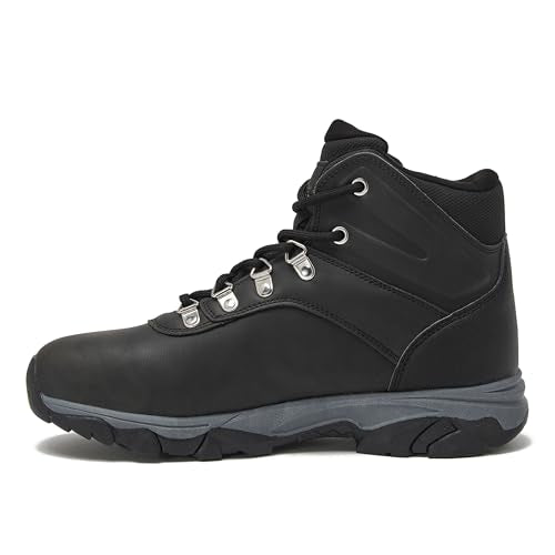 HI-TEC Aspen Mid Waterproof Men's Hiking Boots - Black or Brown, Medium or Wide Lightweight Outdoor Trekking Shoes