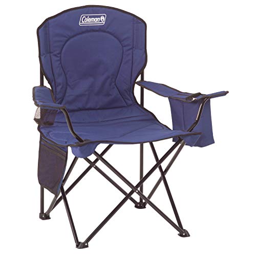 Coleman Pack-Away Camping Cot with Removable Side Table & Portable Camping Chair with 4-Can Cooler - Perfect for Camping, ...