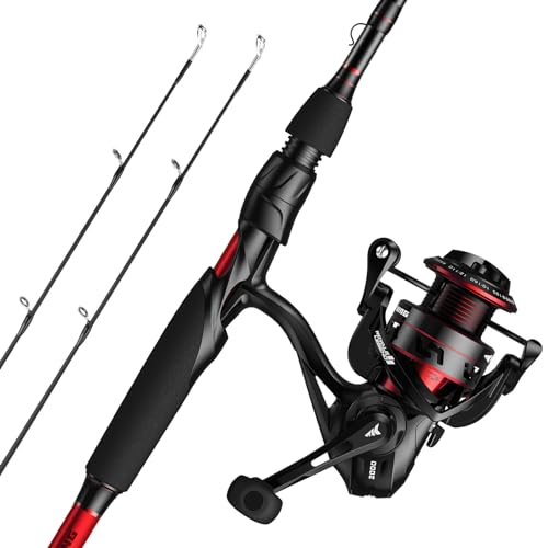 KastKing Royale Legend II Twin Tip Fishing Rod and Reel Combos, Spinning & Casting Combo, IM6 Graphite 2Pc Blanks, Extra B...