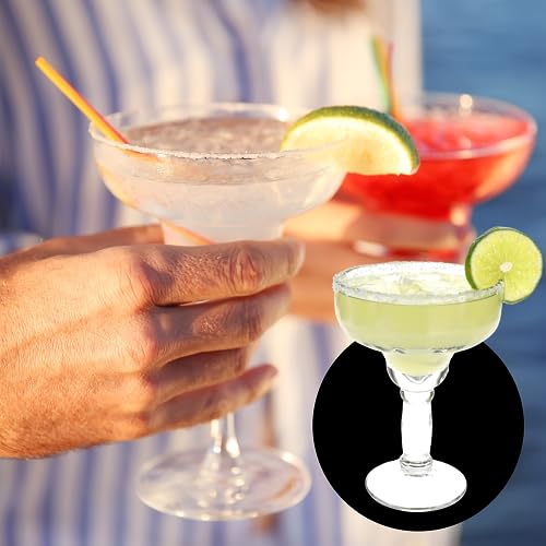 SHMIR Margarita Glasses 13.5 oz Clear Glassware for Cocktail Mixed Drinks Dessert Home Kitchen Bar Party Cups Favor Table ...