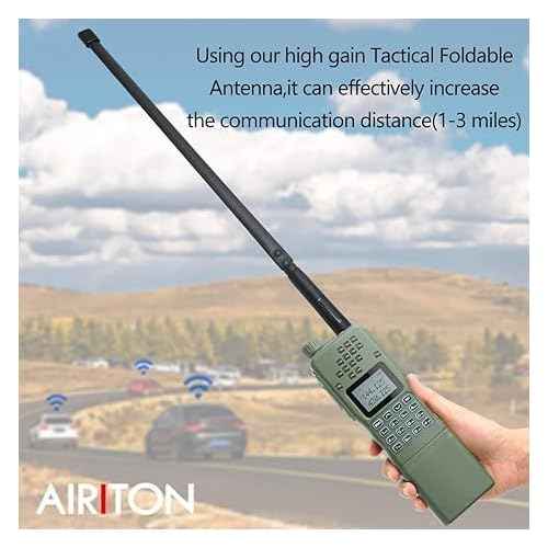 Baofeng Radio Ham Radio AR-152 10W Powerful Handheld Tactical Two Way Radio Upgraded of baofeng Radio Walkie Talkies Long Range with USB Charger Battery Full Kit