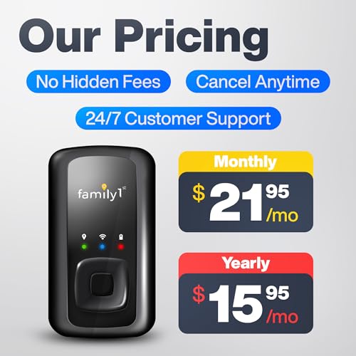 Family1st GPS Tracker Device for Vehicles, Cars, Loved Ones, Up to 30 Day Battery with Waterproof Case Magnetic, Real-Time...