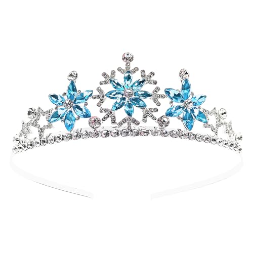 Arvintas Crystal Rhinestone Snowflakes Bridal Tiara, Silver Wedding Headband, Elegant Crown for Women Girls Bridal Wedding...