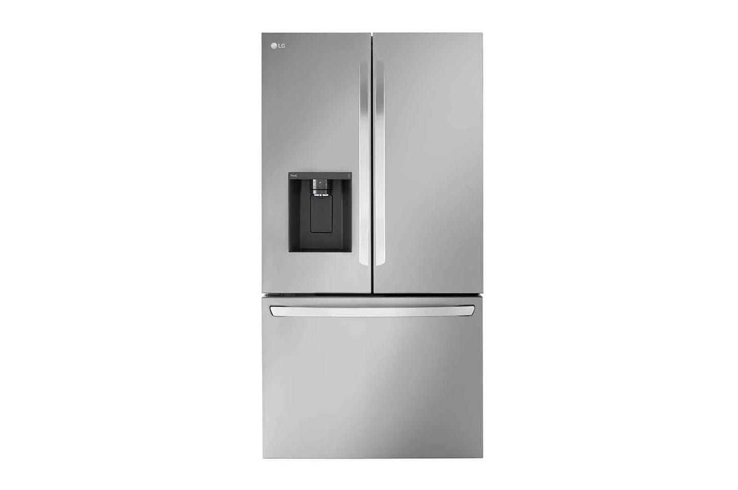 LG 36 Inch Counter-Depth MAX™ Smart French Door Refrigerator with 26 cu.ft. Capacity, WiFi Enabled, ThinQ Technology, Dual Ice Maker, Slim SpacePlus® Ice System