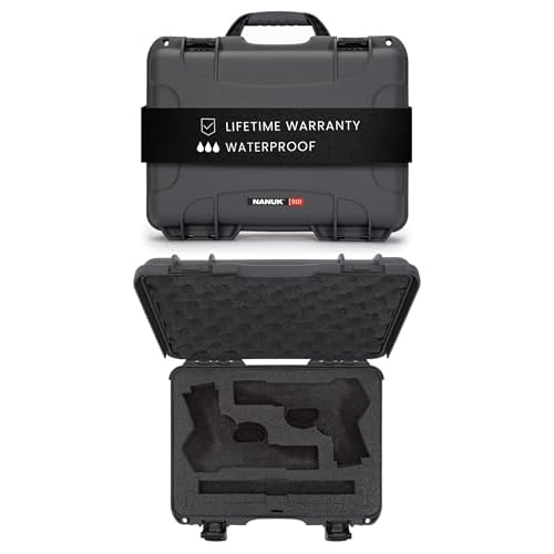 NANUK Hard Case with Custom Foam Insert for 2 up to 15 UP Professional Sporting Gear with Wheels ? IP67 Waterproof Gear Case Storage, Made in Canada