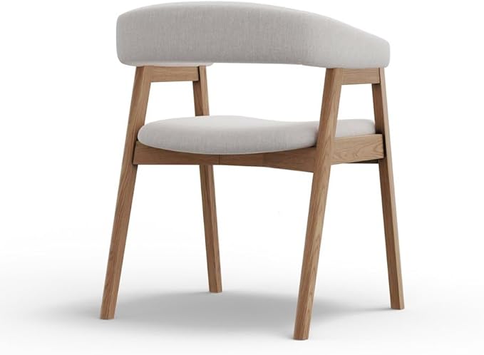 Dining Chairs – Kitchen Chairs Upholstered Set of 2 with Cushioned Seats – Stylish Side Seating for Dining Room, Breakfast Nook, or Small Spaces