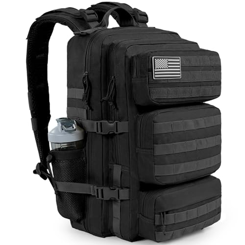 kookoomia 50L Military Tactical Backpack Large Day Backpack for Men Molle Army 3 Days Assault Pack Bug Out Bag Water Resis...