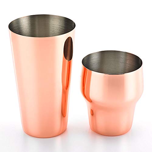 Barfly Cocktail Shaker Set, 24oz (700 ml), Copper