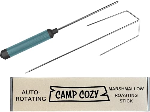 HotRod Automatic Rotating Hot Dog and Marshmallow Roasting Sticks – Premium Campfire Tool for S’mores, BBQ, and Camping – ...