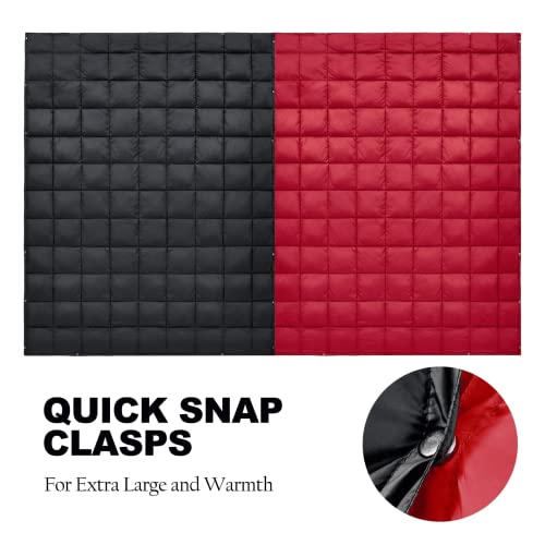 KingCamp Puffy Blankets for Cold Weather Camping, Warm Down Alternative Outdoors Indoors Quilt, Lightweight Compact Packab...