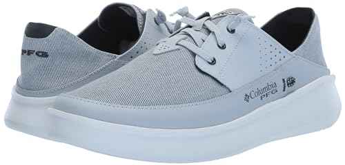 Columbia Men's Boatside Relaxed PFG, Cirrus Grey/Grill, 8