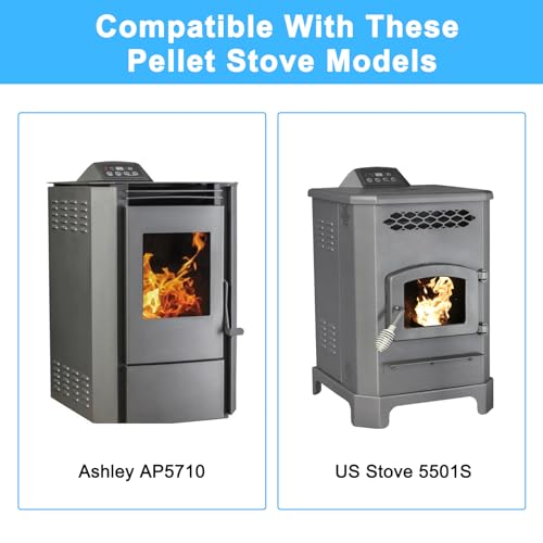 Adviace 80709 Convection Blower for US Stove 5501S KP60-XH, Ashley AP5710 5710 AP5501S AP60, King KP60 Pellet Stoves, Room...