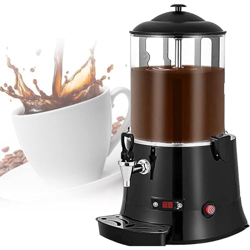 Chocolate Fountain,Commercial 5L Hot Chocolate Dispenser Machine,Electric Chocolate Beverage Making Machine,Adjustment Cho...