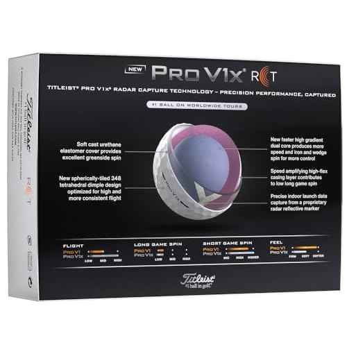 Titleist Golf 2025 ProV1x Golf Balls 1-Dozen White [RCT]