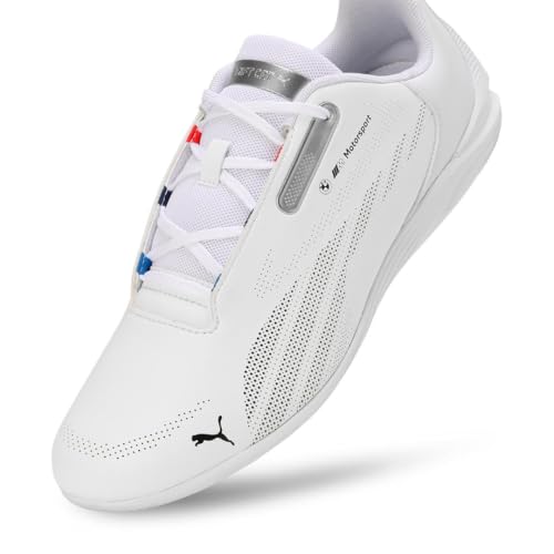 PUMA Men's BMW Motorsport Drift Cat Decima Shoes, Black-Pop Red-White, 9