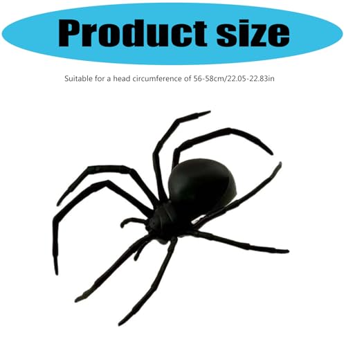 Halloween Theme Black Spiders Hairpin Hair Styling Accessory Strong Hold Barrette for Festival Cosplay Event Essential Hal...