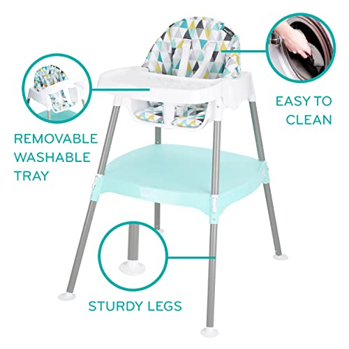 Evenflo Eat and Grow 4-in-1 Convertible High Chair (Prism Triangles)