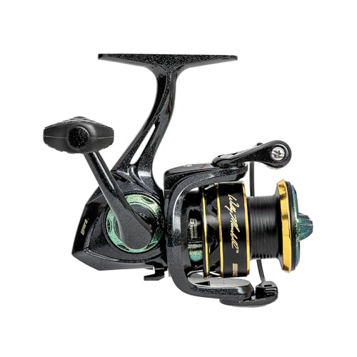 Lew’s Wally Marshall Signature Series Spinning Fishing Reel, 5+1 Bearings, Graphite Frame and Rotor, Interchangeable Retri...