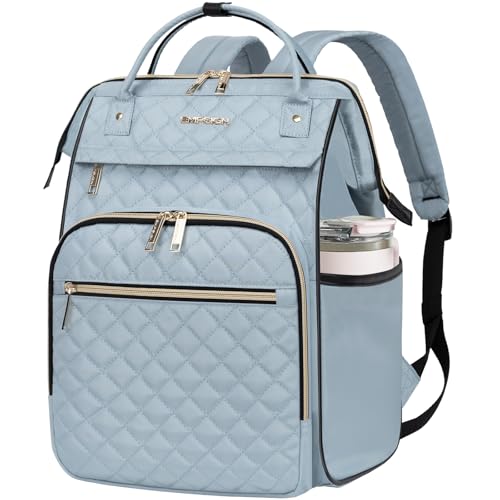 EMPSIGN 17 Inch Laptop Backpack for Women, Work Business Travel Computer College Bags, Large Capacity Water-repellent Quil...