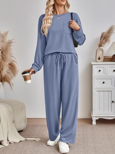 AUTOMET Womens Sweatsuits 2 Piece Lounge Matching Outfits Sweat Sets Tracksuit Travel Sweatshirts Fall Fashion Clothes 2026