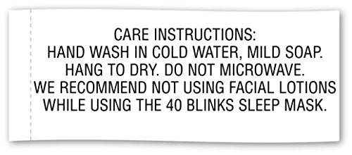 Bucky 40 Blinks No Pressure Solid Eye Mask for Sleep & Travel, Black, One Size