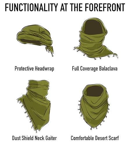 Rothco Shemagh Tactical Desert Keffiyeh Scarf