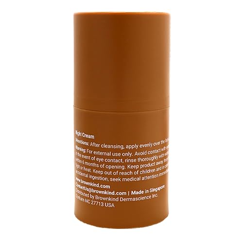 Night Cream ? Restorative Overnight Moisturizer for Melanin-Rich Skin, Firms, Hydrates & Improves Texture, Dermatologist-Designed, 50ml