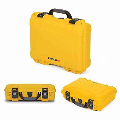 Nanuk 910 Waterproof 2UP Classic Pistol Hard Case - Yellow