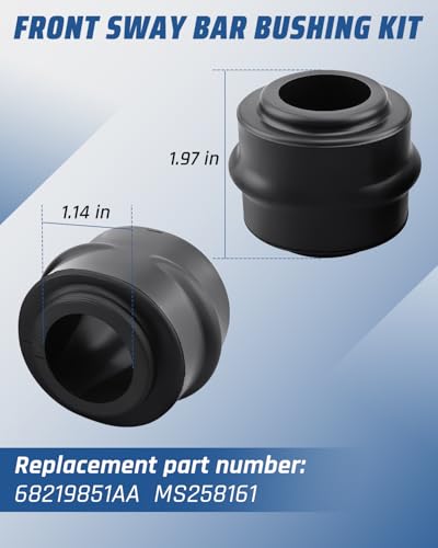 2 Pcs Front Sway Bar Bushing Kit Fit for Dodge Charger V6 3.6L 2015-2023 Fit for Dodge Challenger V6 3.6L 2015-2023 Fit fo...
