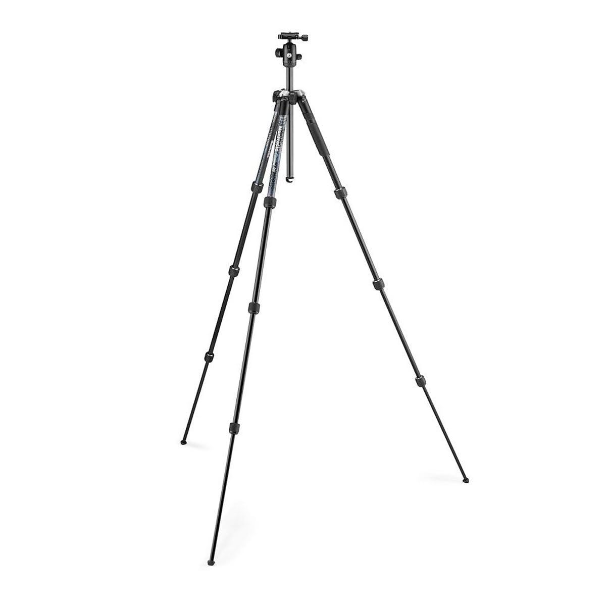 Manfrotto Element MII 4-Section Aluminum Tripod with Ball Head, Black