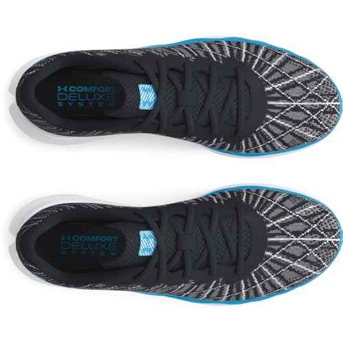 Under Armour Men's Charged Breeze 2, (004) Black/White/Capri, 9.5, US