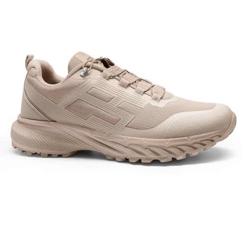 FREE SOLDIER Men's Trail Running Hiking Tactical Shoes - Breathable Lightweight Non-Slip Outdoor Sneakers for Walking Gym ...