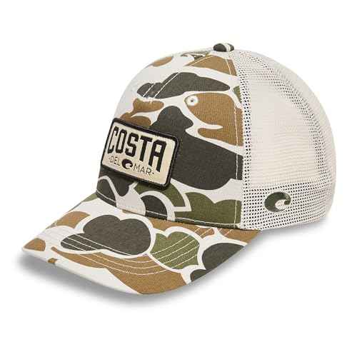 Costa Del Mar Mens Duck Camo Trucker Hat