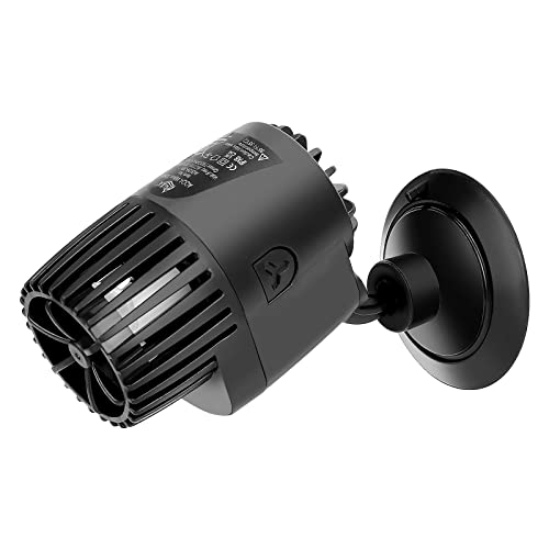 AQQA Aquarium Wave Maker,3W/5W/10W/15W Suction Cup Fish Tank Single Powerhead Pump，110V/60Hz Ultra Quiet Submersible Circu...