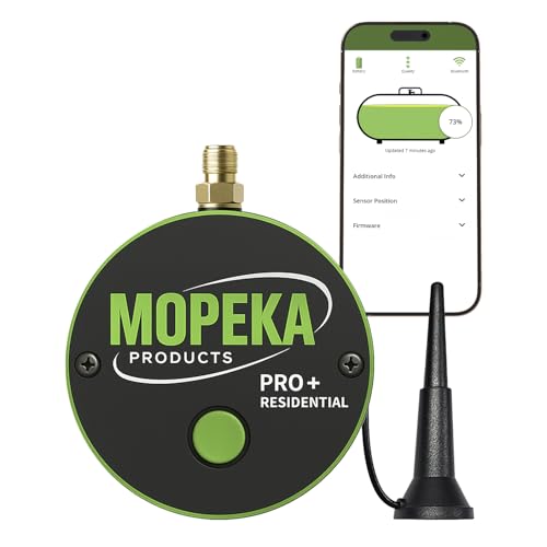 Mopeka Pro + Celluar Sensor - Bluetooth & Cellular Ultrasonic Sensor For Steel Propane Tanks - Perfect For Propane Tanks -...