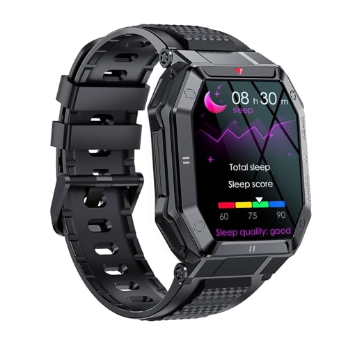 Smart Watch for Unihertz Tank 3 Pro Military Smart Watch for Men (Answer/Make Call), 1.85in HD Tactical Sports Rugged Smar...