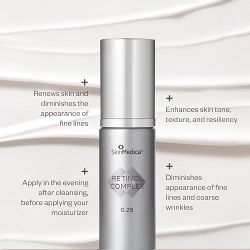 SkinMedica Retinol 0.25 Complex - Retinol Serum for Face, Age-Defying Advanced Retinol Cream That Renews Skin and Diminishes the