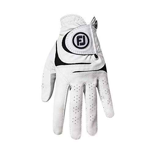 FootJoy Women's WeatherSof Prior Generation Golf Glove, White Medium, Worn on Right Hand